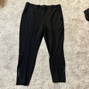 EUC Universal Standard Ankle Taper Black Zipper Cigarette Pant, 18/20